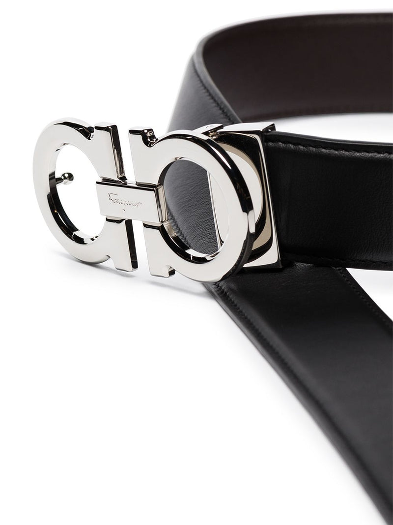 Ferragamo Ferragamo Reversible And Adjustable Gancini Belt