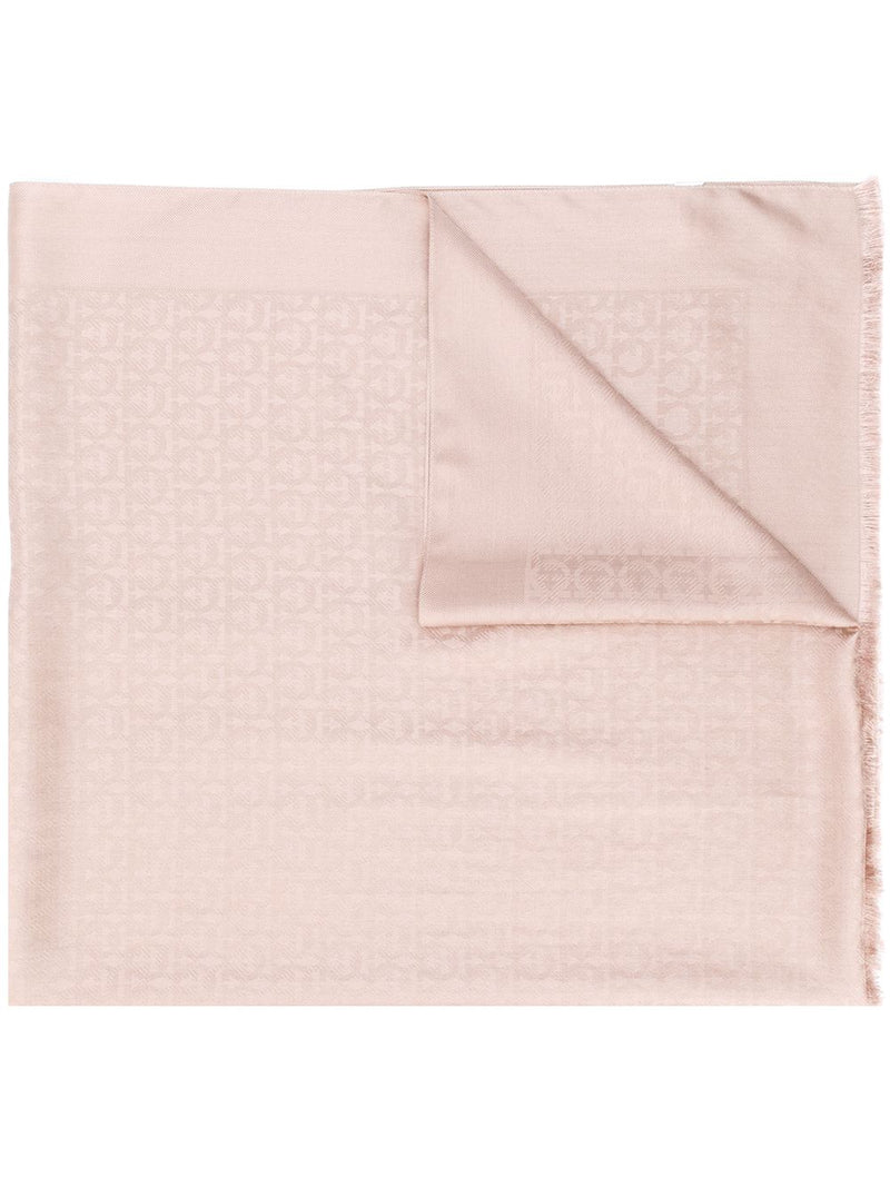 Ferragamo Gancini Stole - Pink Print | Urbalenti™ NYC