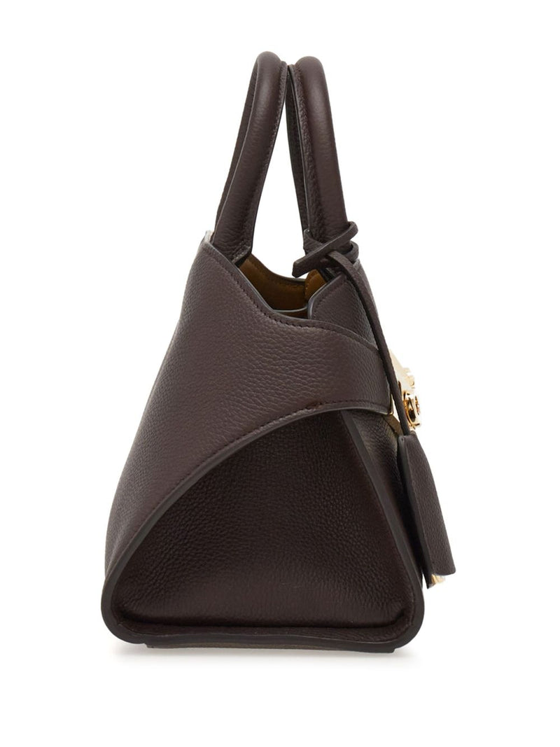 Ferragamo Hug Bicolor Handbag (Xs) - Leather | Urbalenti™ NYC