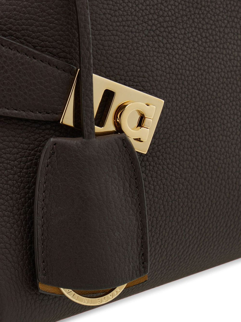 Ferragamo Hug Bicolor Handbag (Xs) - Leather | Urbalenti™ NYC