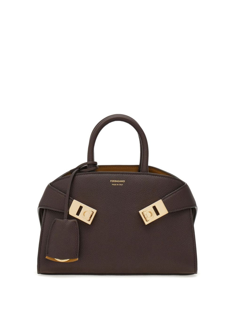 Ferragamo Hug Bicolor Handbag (Xs) - Leather | Urbalenti™ NYC