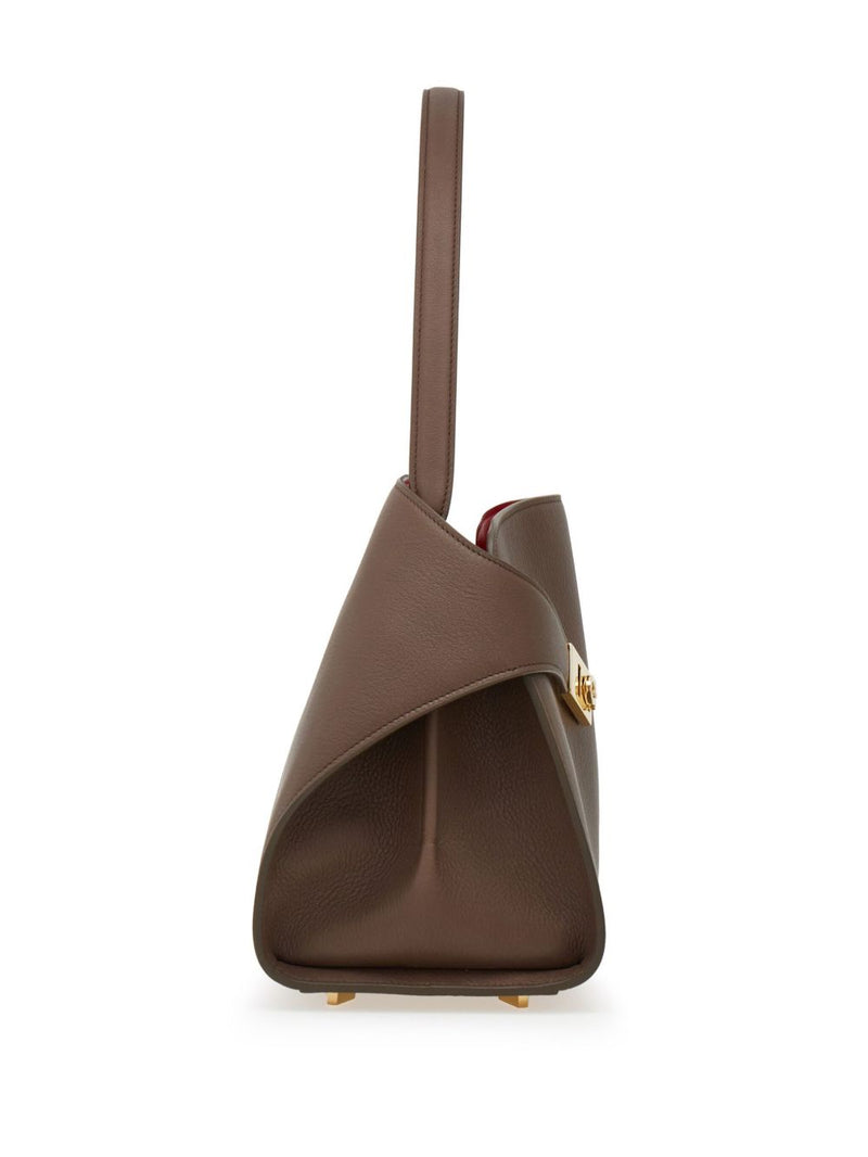 Bolsa de ombro bicolor Ferragamo Ferragamo Hug Soft