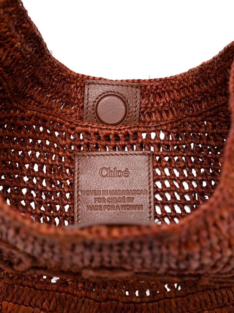 Chloé ChloÃ© Summer Banana Raffia Hobo Bag | Urbalenti™ NYC