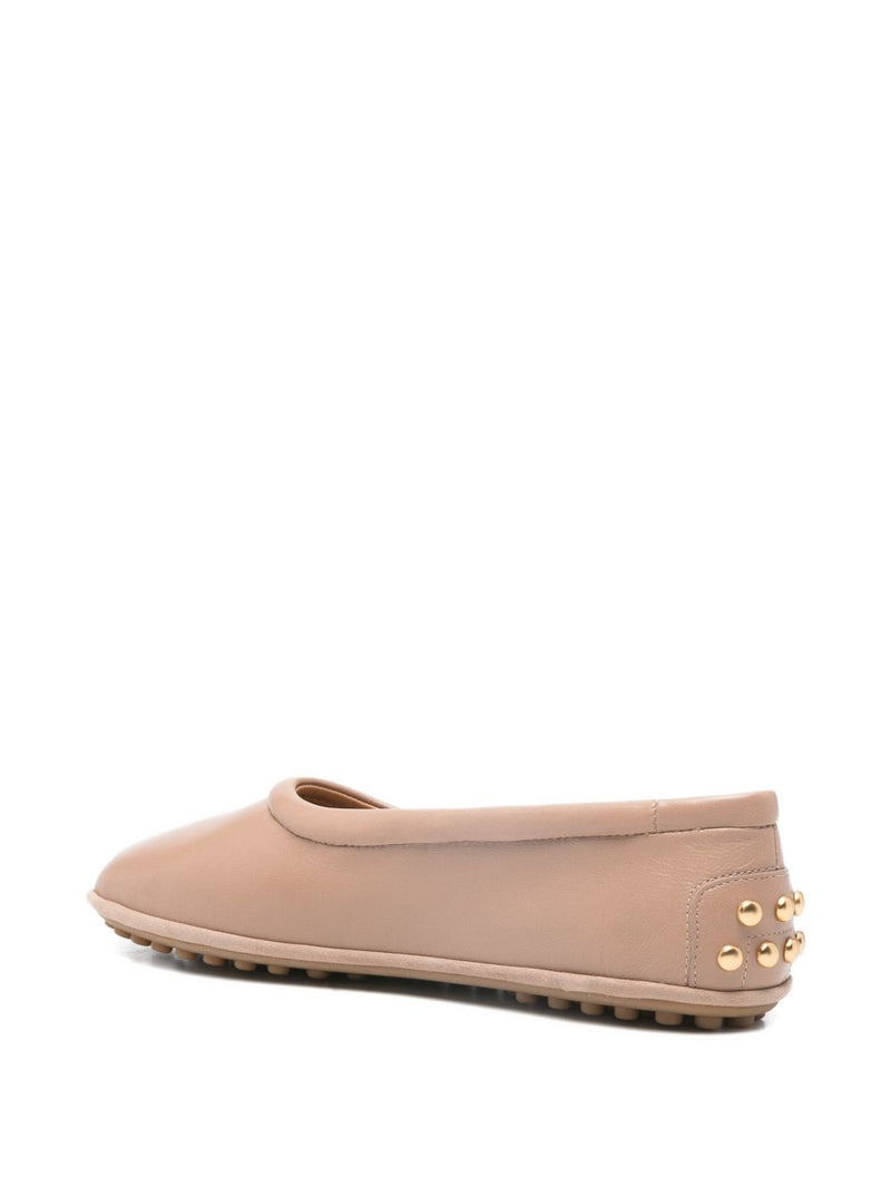 Tod'S Tod'S Metal Dots Ballerinas in Nappa Leather