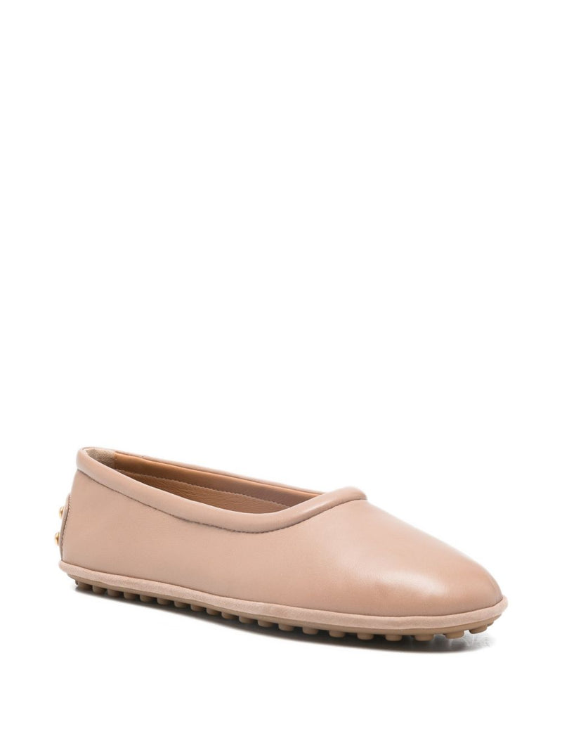 Tod'S Tod'S Metal Dots Ballerinas in Nappa Leather