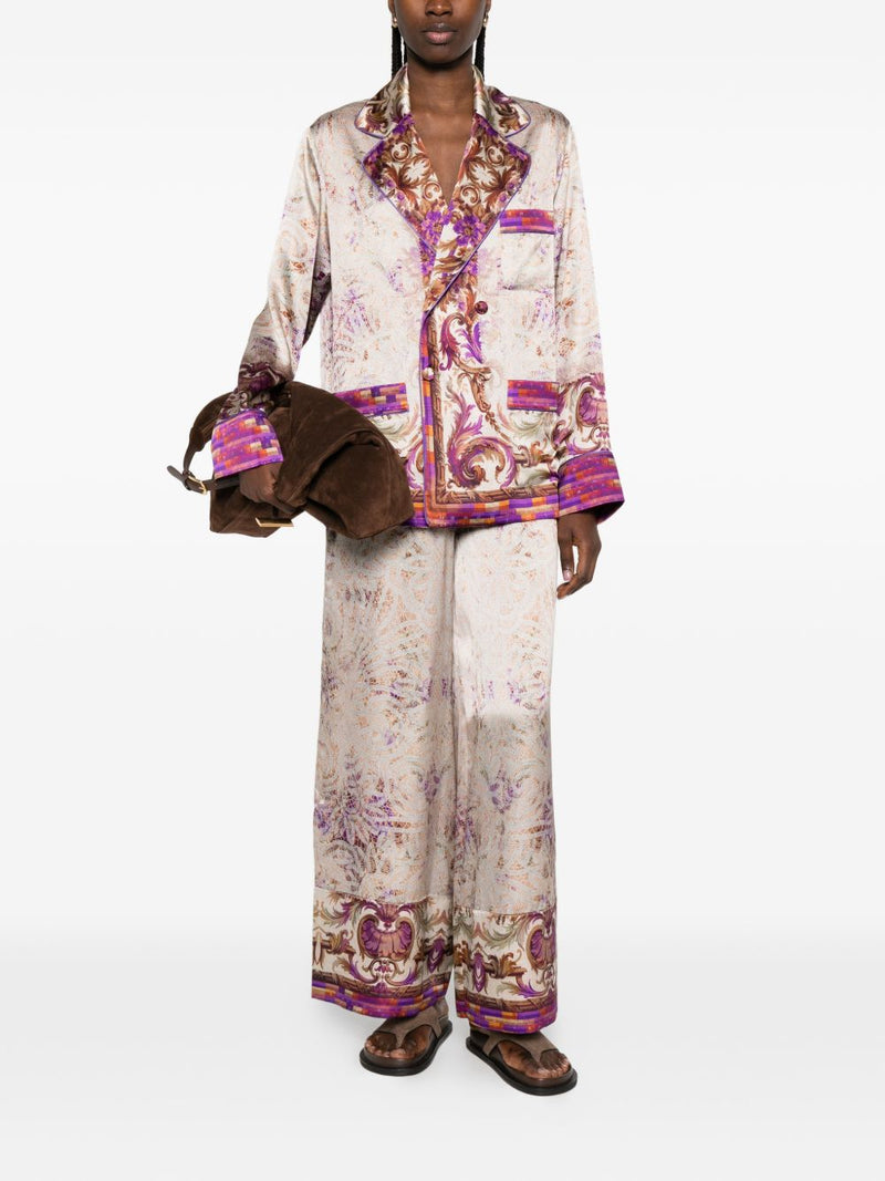 Pierre Louis Mascia Pierre Louis Mascia Printed silk jacket
