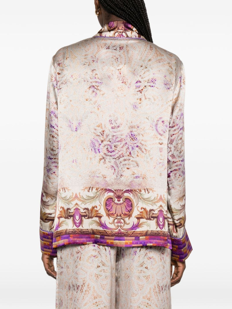 Pierre Louis Mascia Pierre Louis Mascia Printed silk jacket