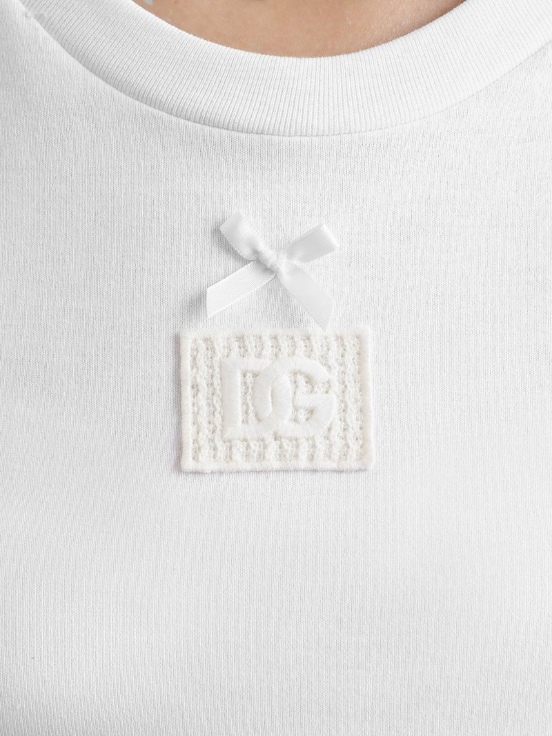 Dolce & Gabbana -logo-embroidered T-shirt | Urbalenti™ NYC