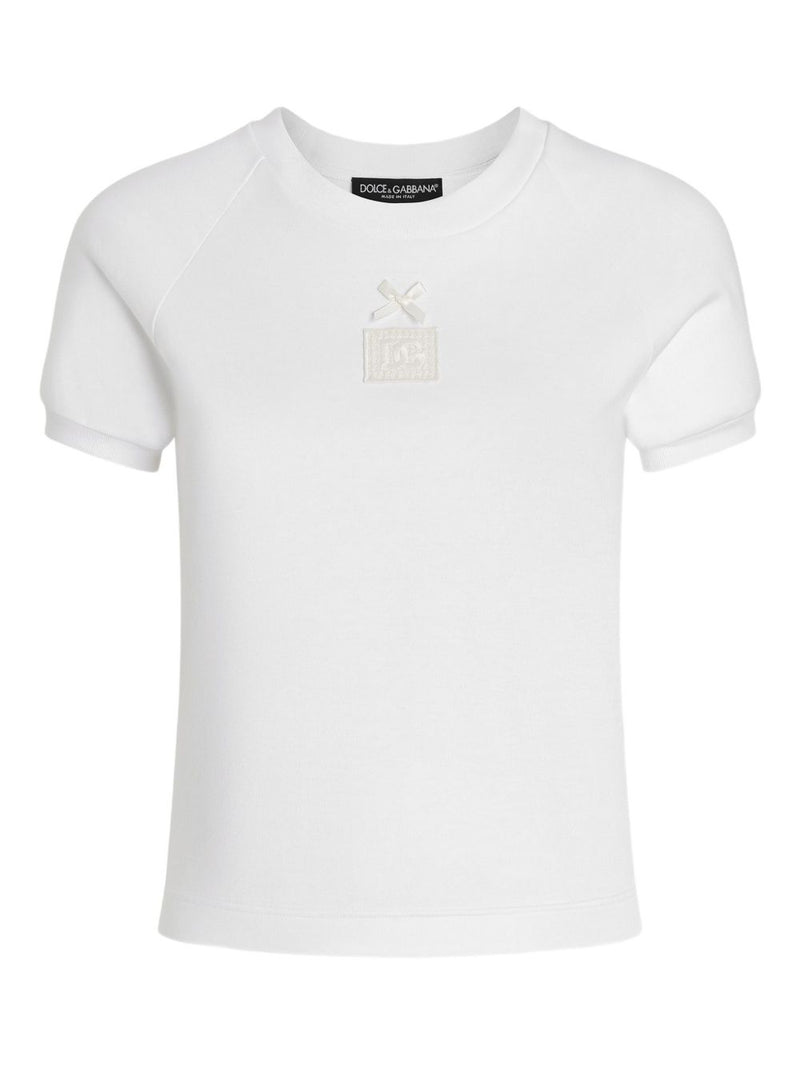 Dolce & Gabbana -logo-embroidered T-shirt | Urbalenti™ NYC