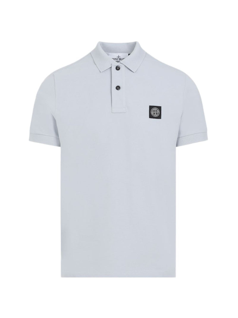 Stone Island Stone Island Logo cotton polo shirt