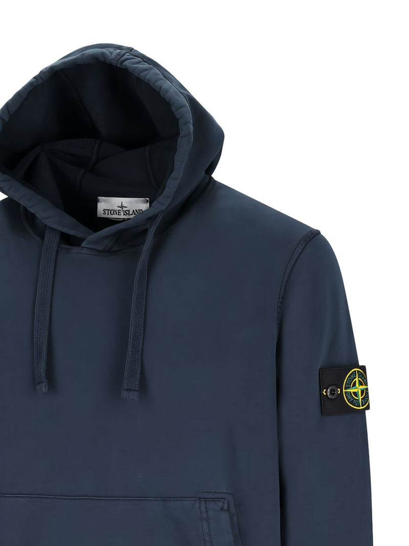 Stone Island Stone Island Logo cotton hoodie