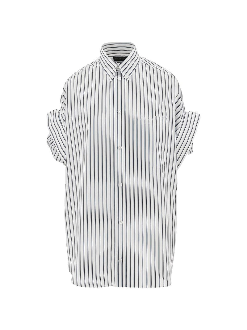 Balenciaga Striped cotton shirt | Urbalenti™ NYC