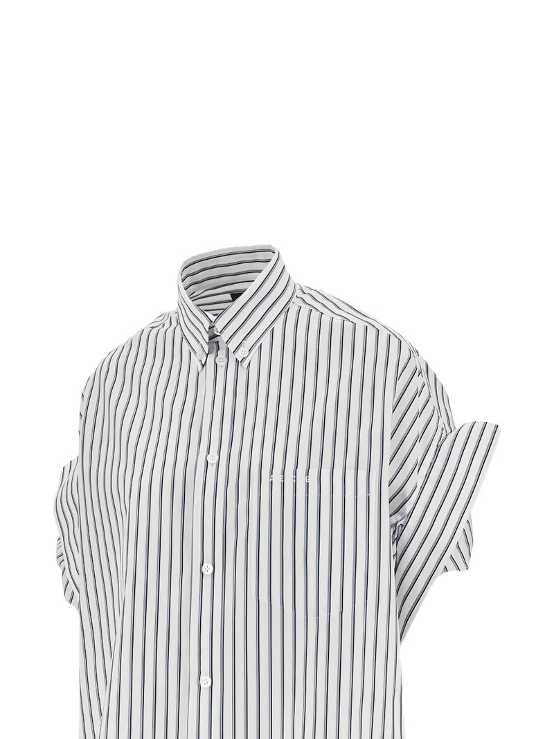 Balenciaga Striped cotton shirt | Urbalenti™ NYC