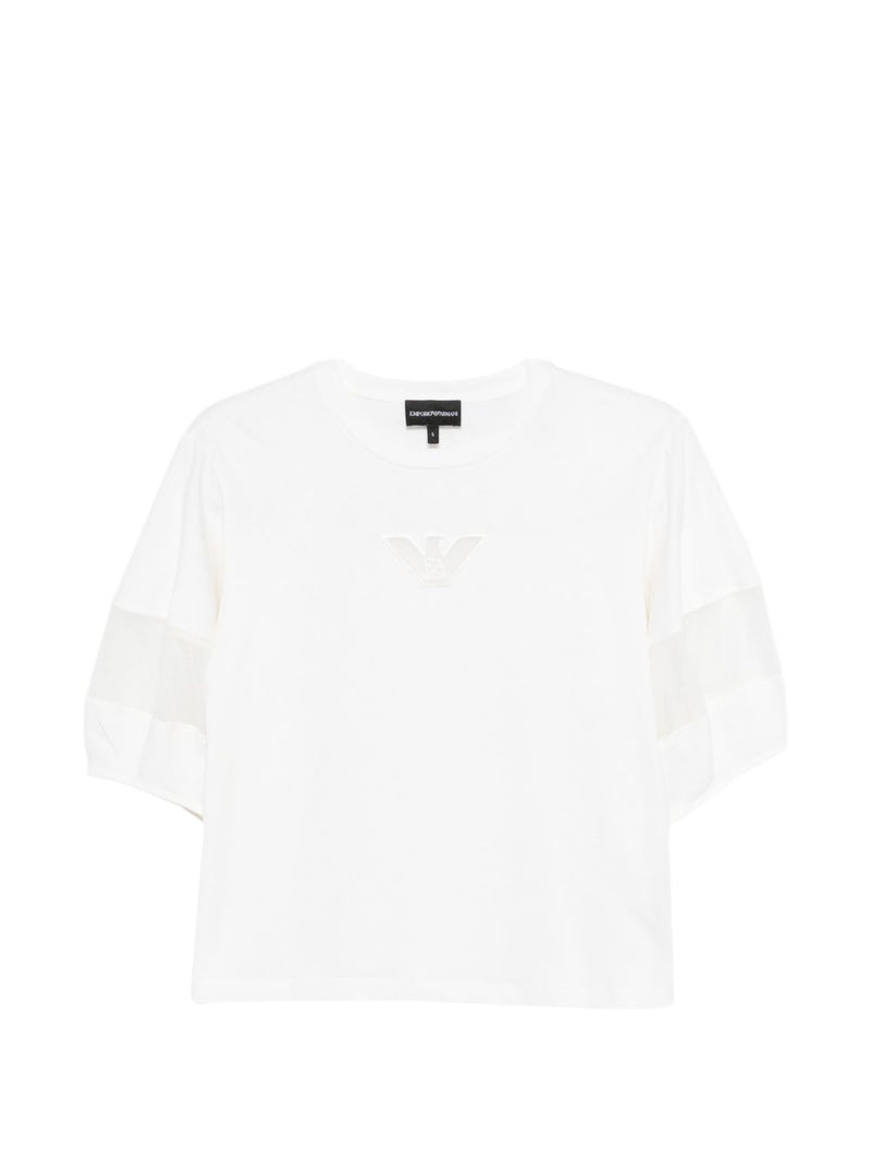 Emporio Armani Cotton crewneck sweater | Urbalenti™ NYC
