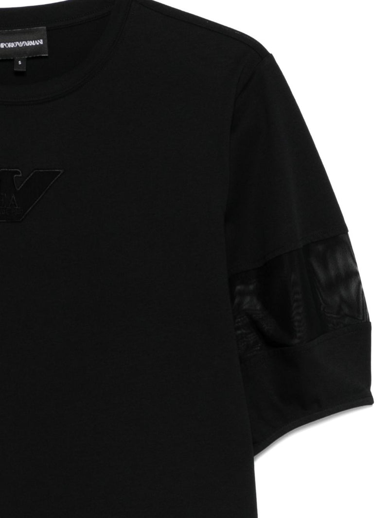 Emporio Armani Cotton crewneck sweater | Urbalenti™ NYC
