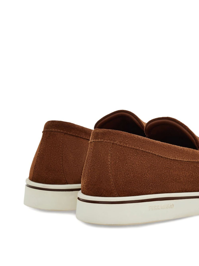 Ferragamo Boat shoe loafer with Gancini ornament | Urbalenti™ NYC