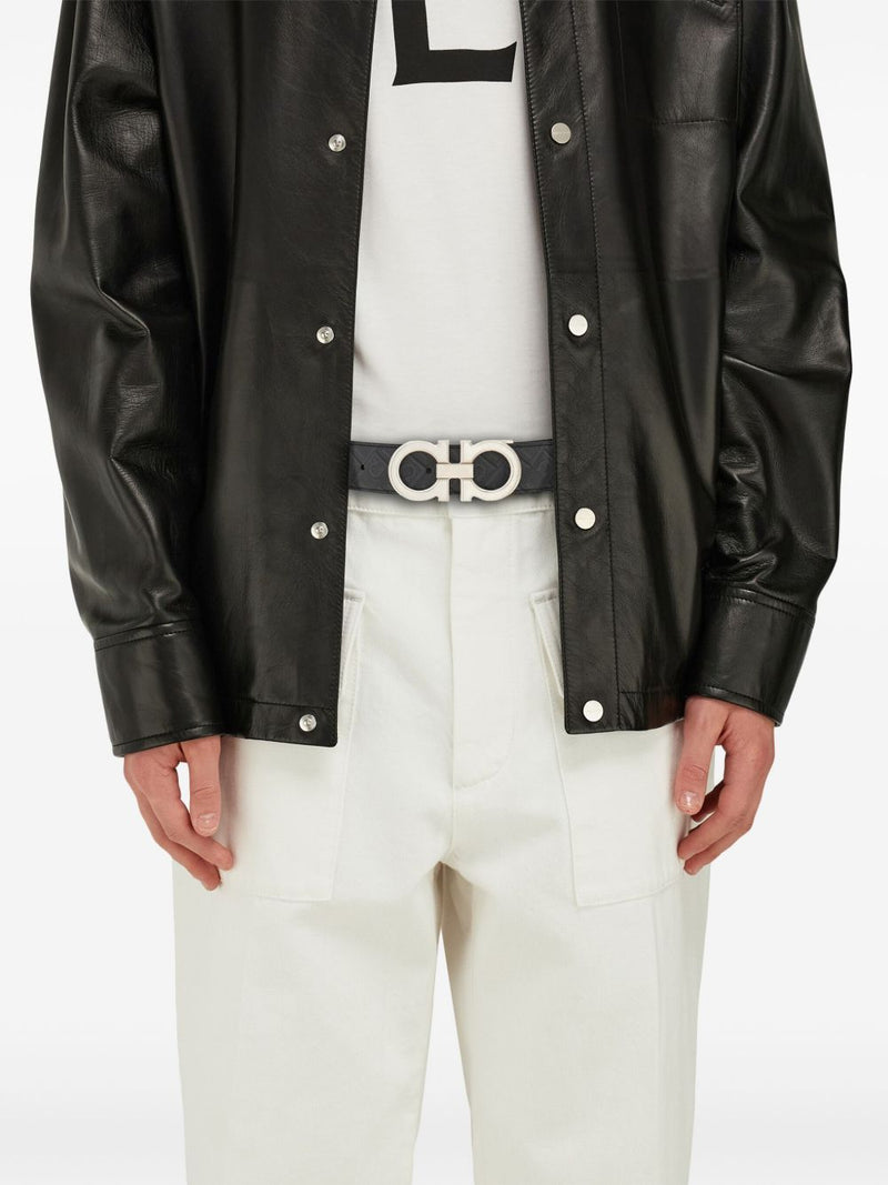 Ferragamo Reversible And Adjustable Gancini Belt | Urbalenti™ NYC