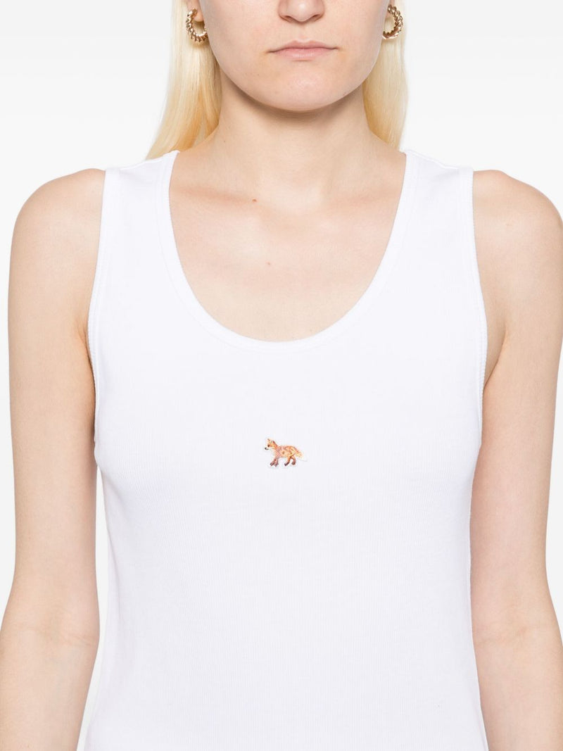 Maison Kitsuné Maison Kitsuné Maison KitsunÃ© Baby Fox cotton tank top