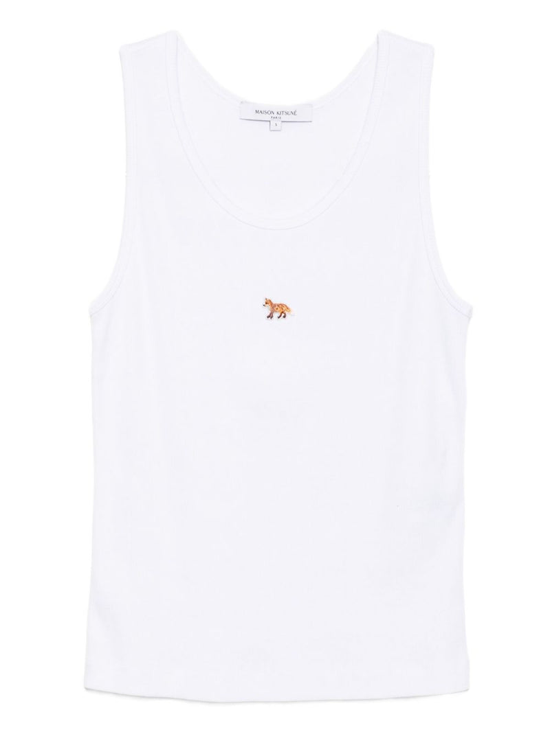 Maison Kitsuné Maison Kitsuné Maison KitsunÃ© Baby Fox cotton tank top