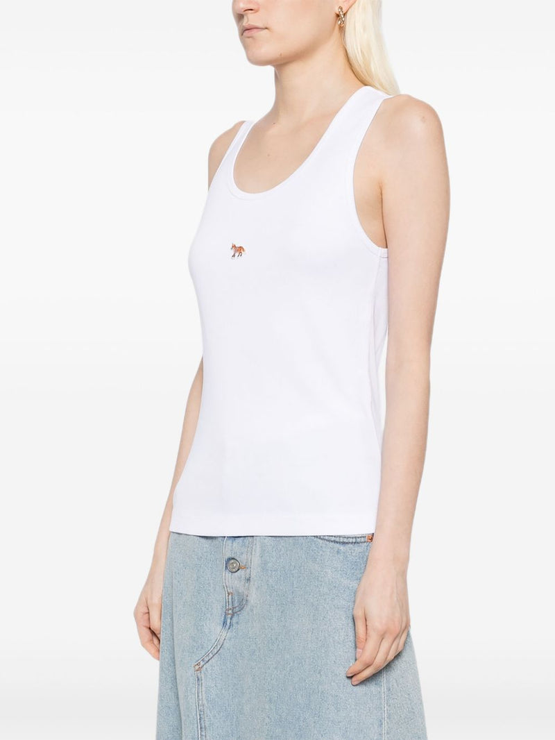 Maison Kitsuné Maison Kitsuné Maison KitsunÃ© Baby Fox cotton tank top