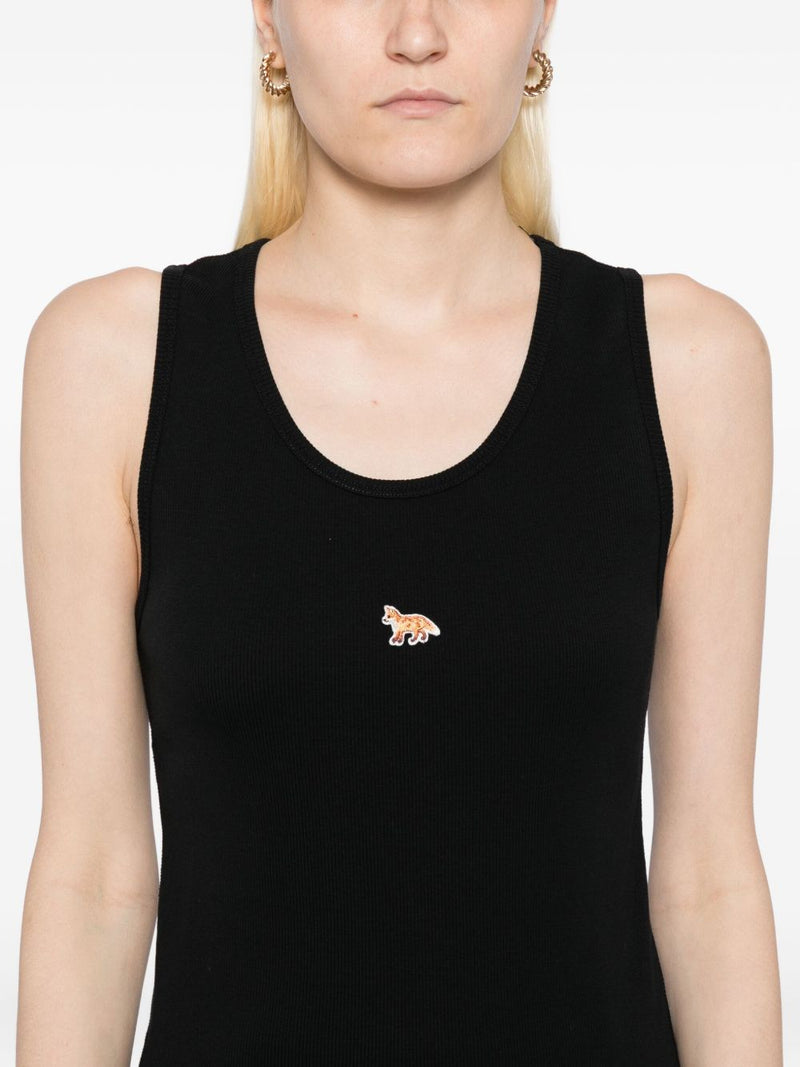 Maison Kitsuné Maison Kitsuné Maison KitsunÃ© Baby Fox cotton tank top
