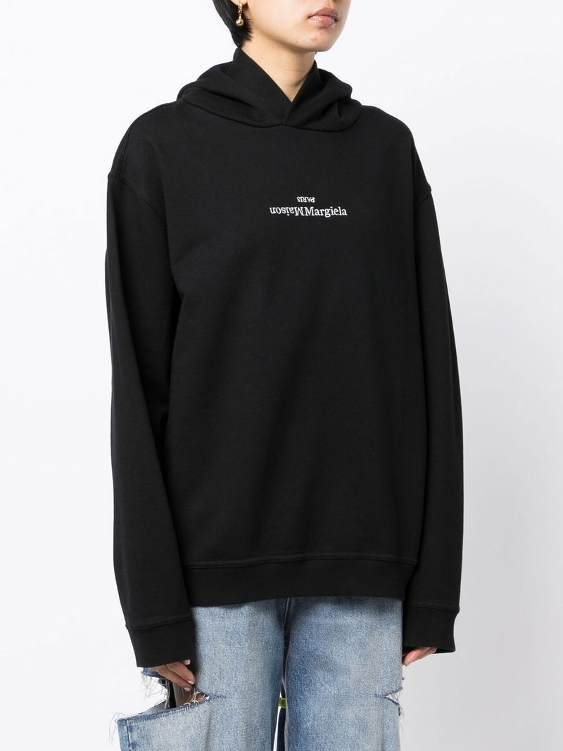 Maison Margiela Logo cotton hoodie Variant 2 | Urbalenti... | Urbalenti™ NYC