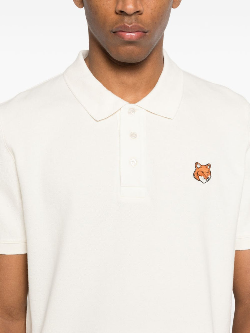 Maison Kitsuné Maison Kitsuné Fox Head cotton polo shirt