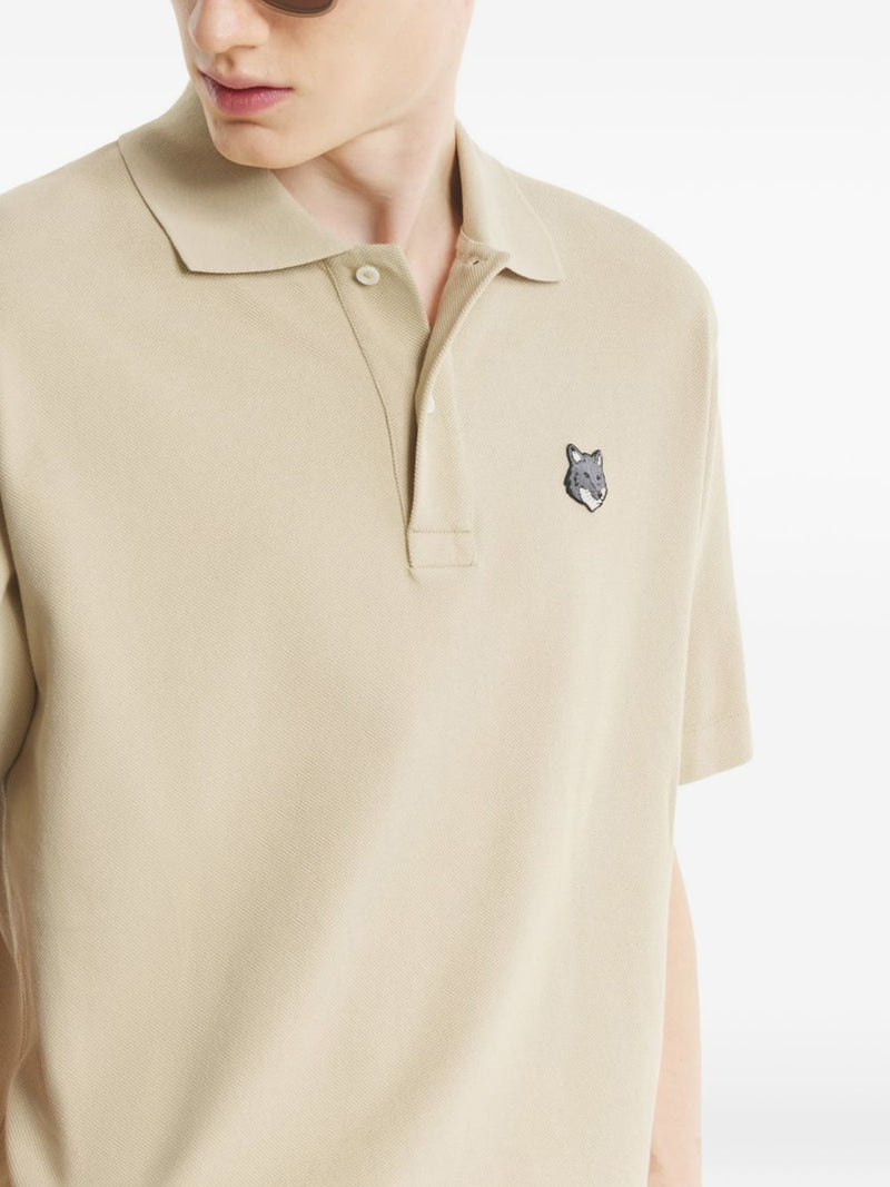 Maison Kitsuné Maison Kitsuné Fox Head cotton polo shirt