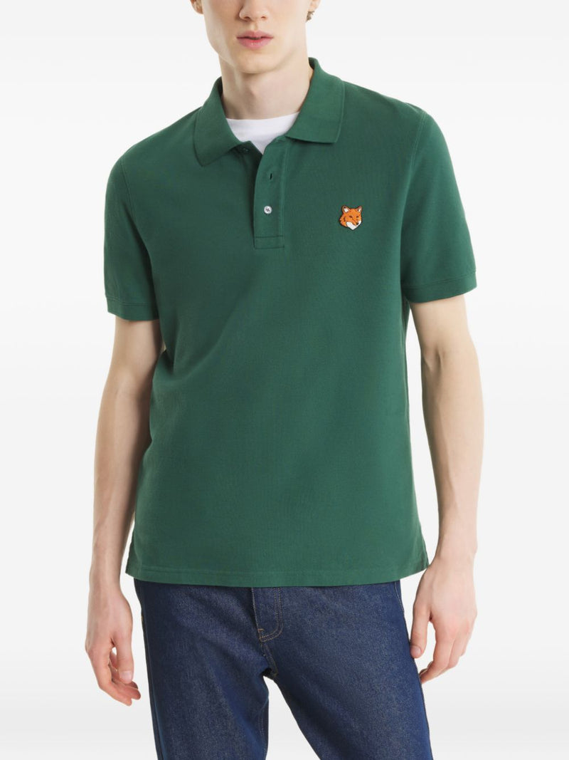 Maison Kitsuné Maison Kitsuné Fox Head cotton polo shirt