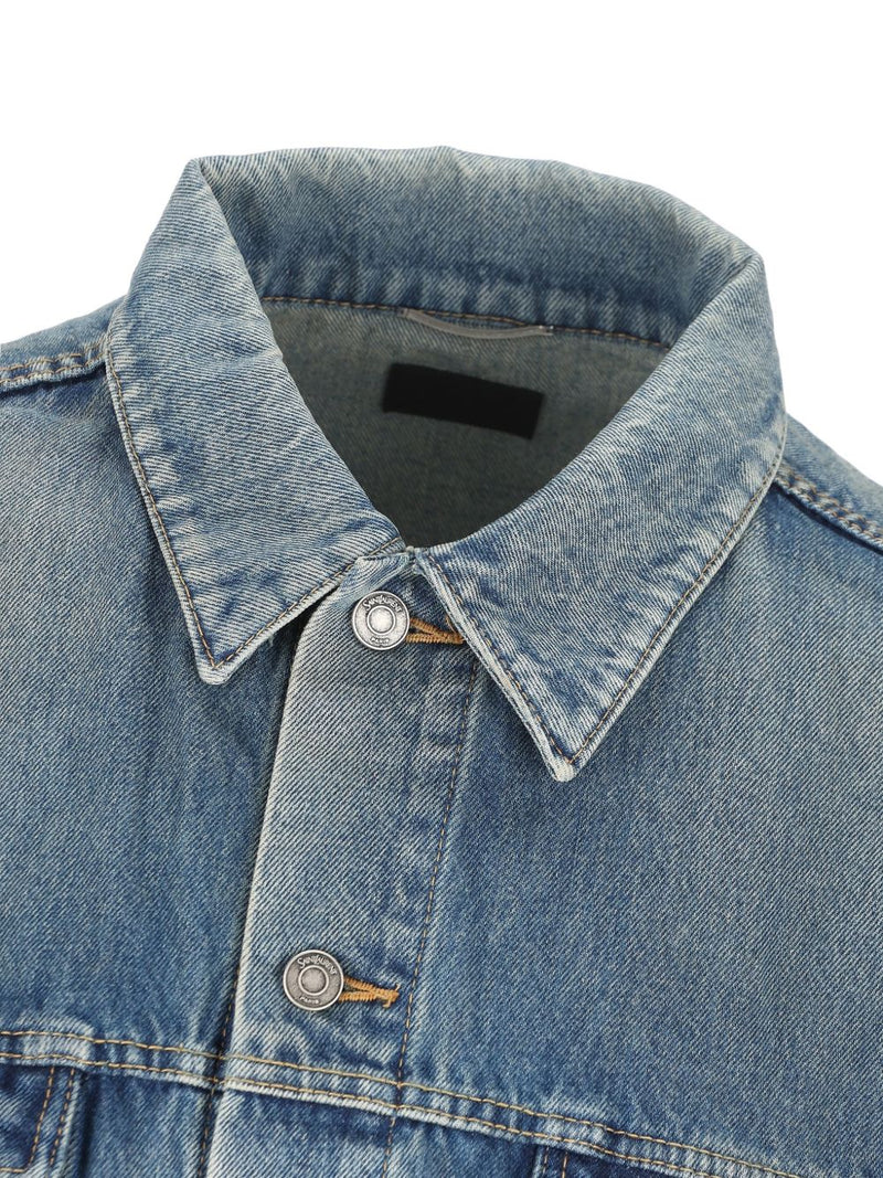 Saint Laurent Denim trucker jacket | Urbalenti™ NYC