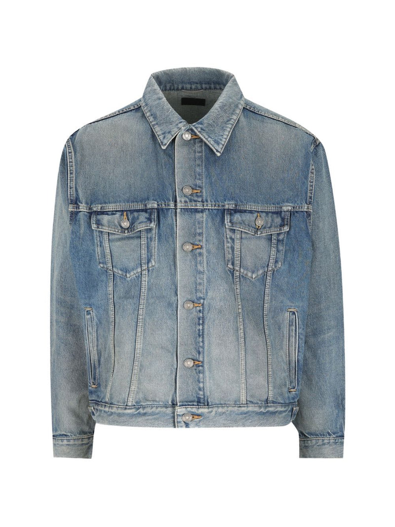 Saint Laurent Denim trucker jacket | Urbalenti™ NYC