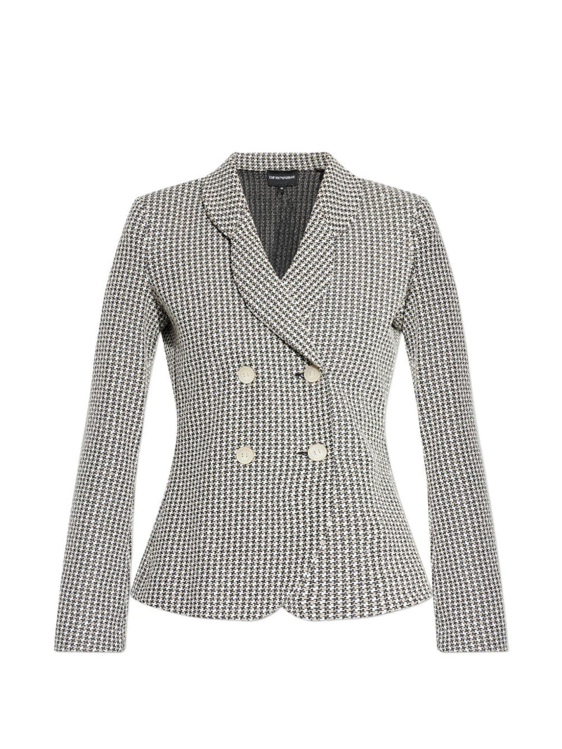 Emporio Armani Double-breasted blazer jacket | Urbalenti™ NYC