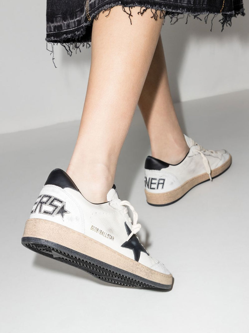 Golden Goose Ball Star sneakers - White Print | Urbalenti™ NYC