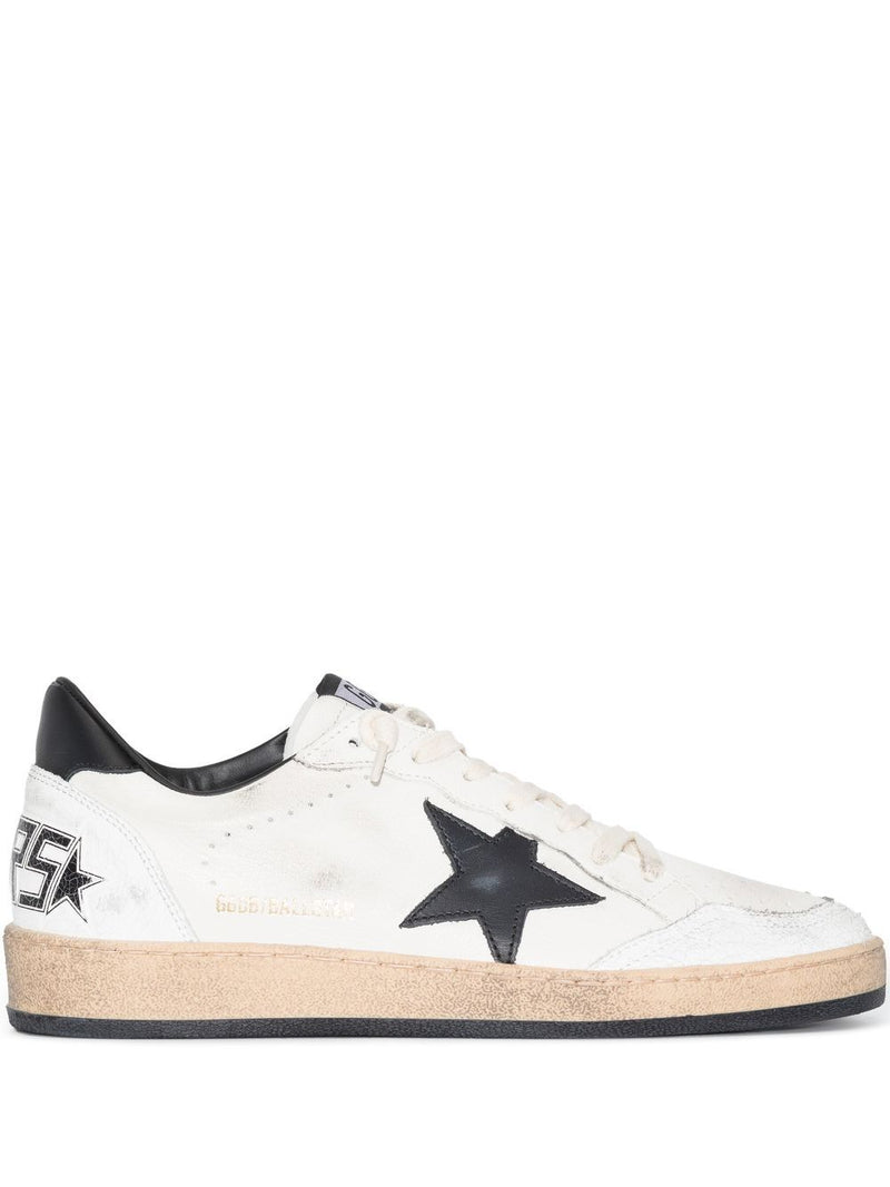 Golden Goose Ball Star sneakers - White Print | Urbalenti™ NYC