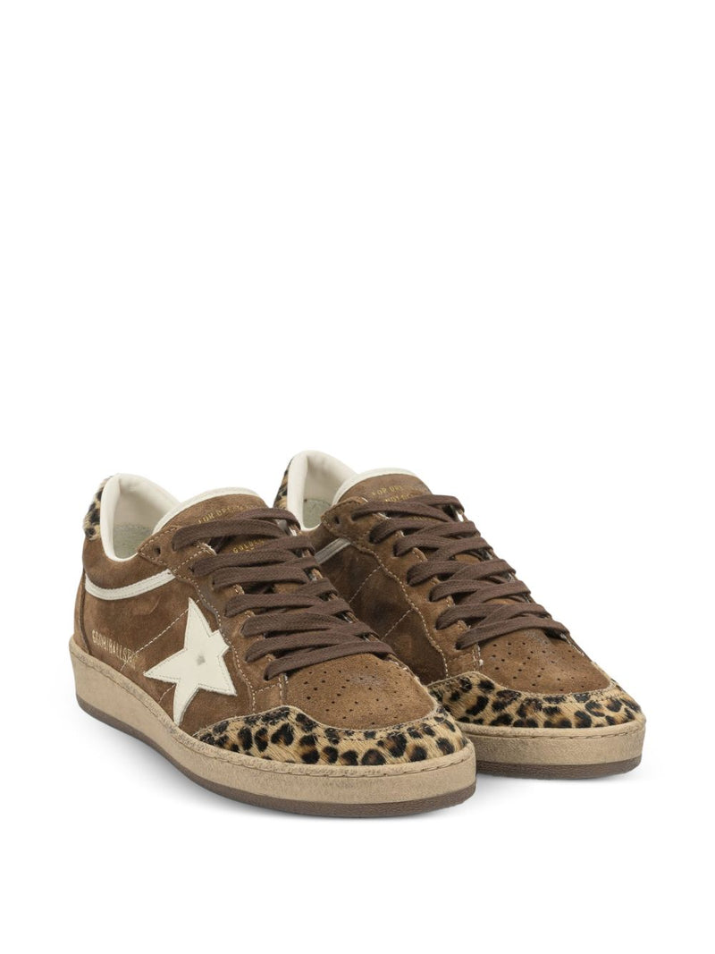 Golden Goose Ball Star leopard sneakers | Urbalenti™ NYC