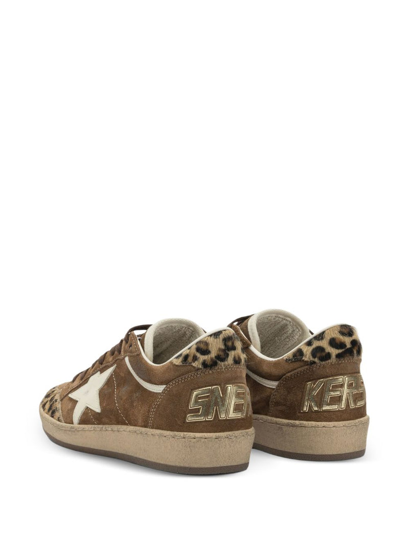 Golden Goose Ball Star leopard sneakers | Urbalenti™ NYC