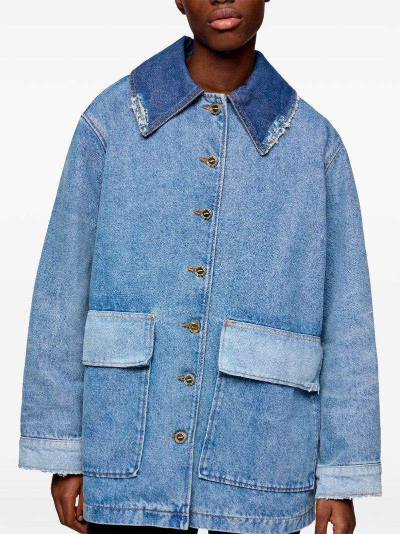 Ganni GANNI Coats NAVY