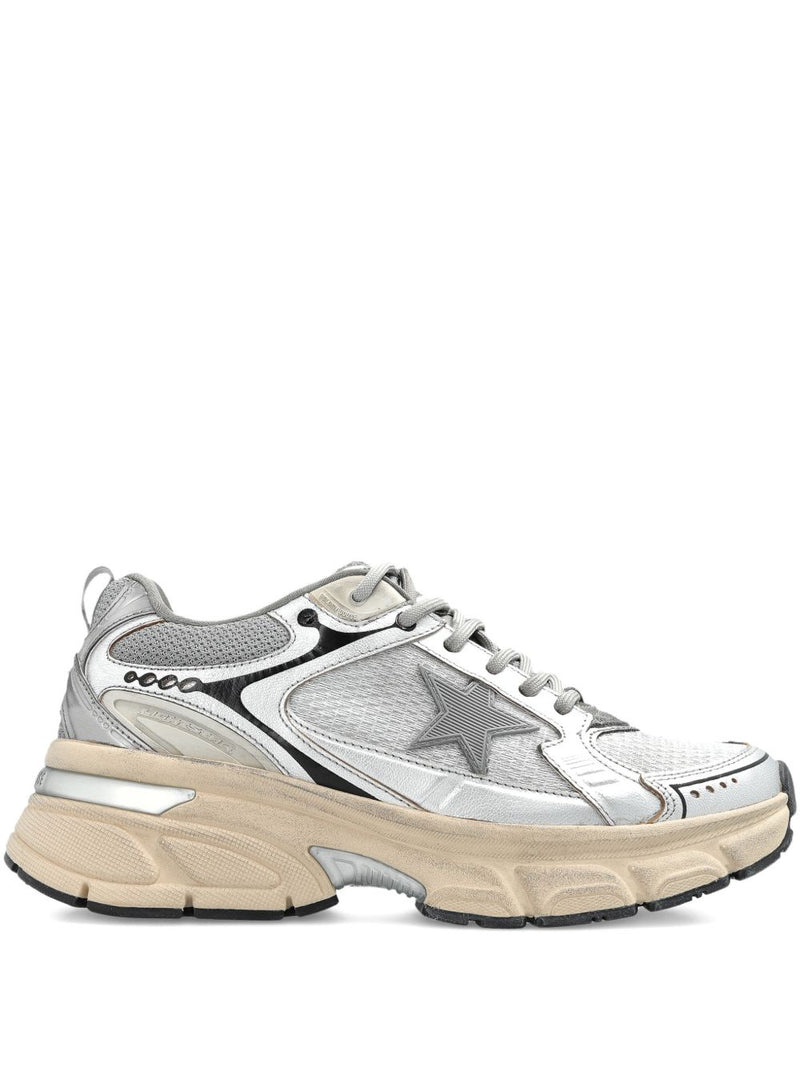 Golden Goose Golden Goose Lightstar Men's in grey mesh Sneakers