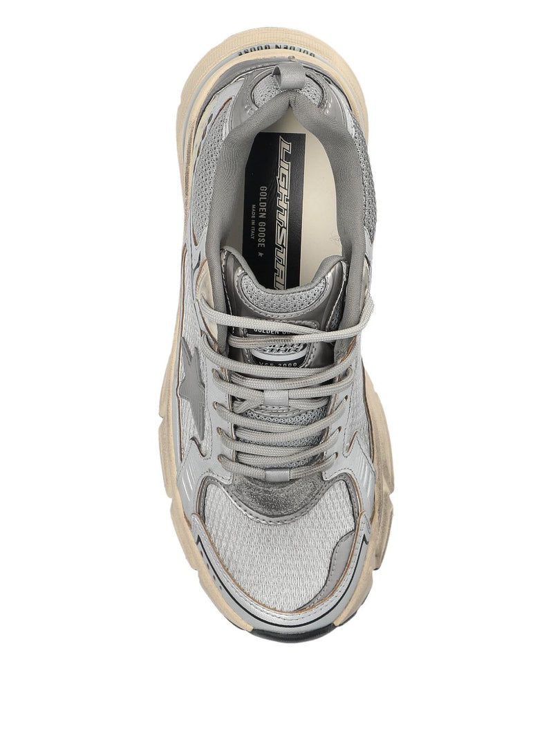Golden Goose Golden Goose Lightstar Men's in grey mesh Sneakers