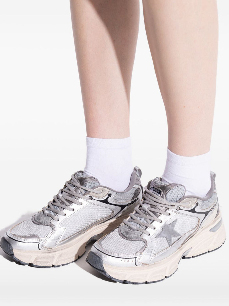 Golden Goose Golden Goose Lightstar Men's in grey mesh Sneakers