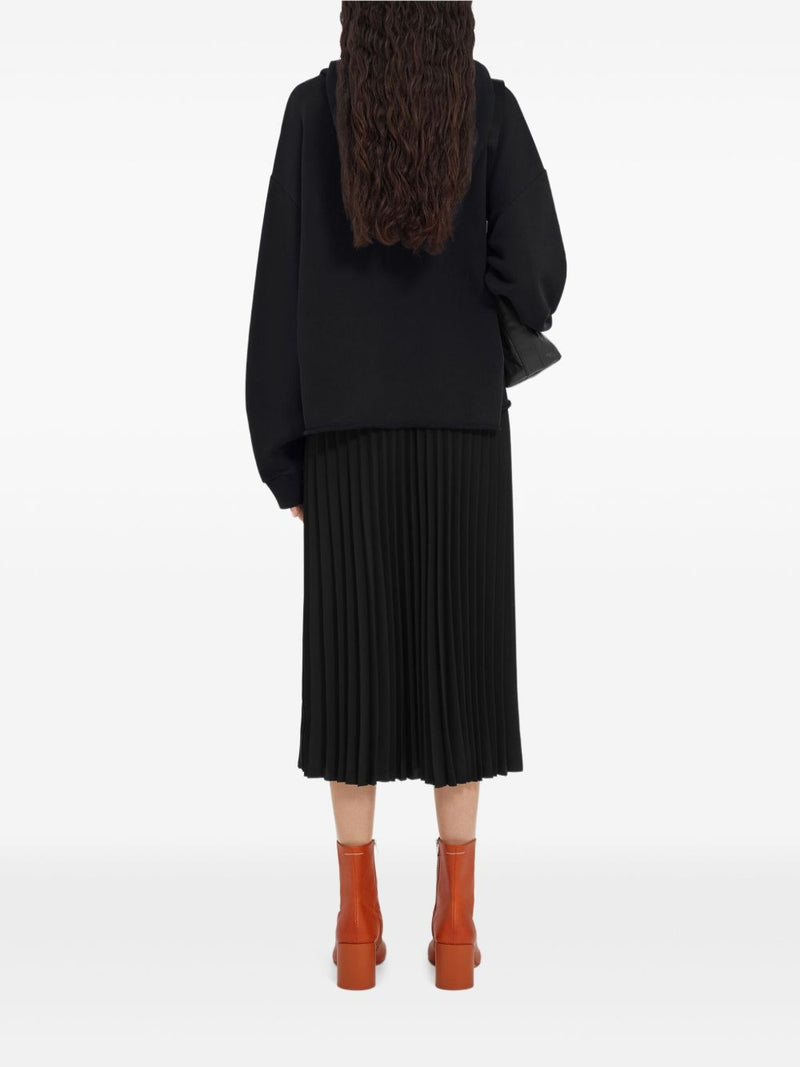 MM6 Maison Margiela Logo cotton hoodie | Urbalenti™ NYC