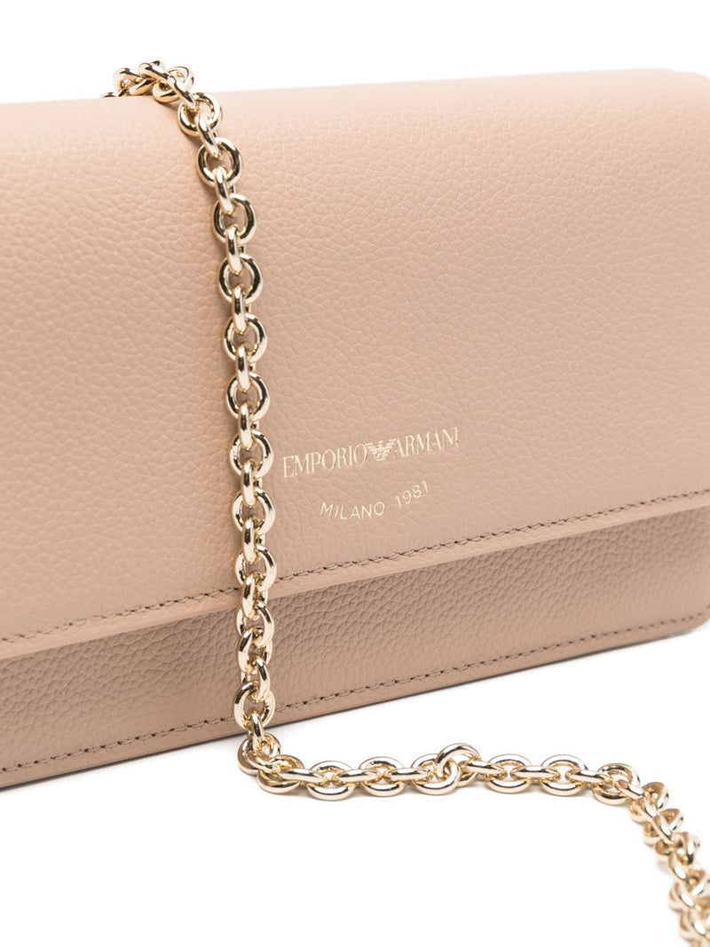 Emporio Armani Mini Bag In Tumbled Leather | Urbalenti™ NYC