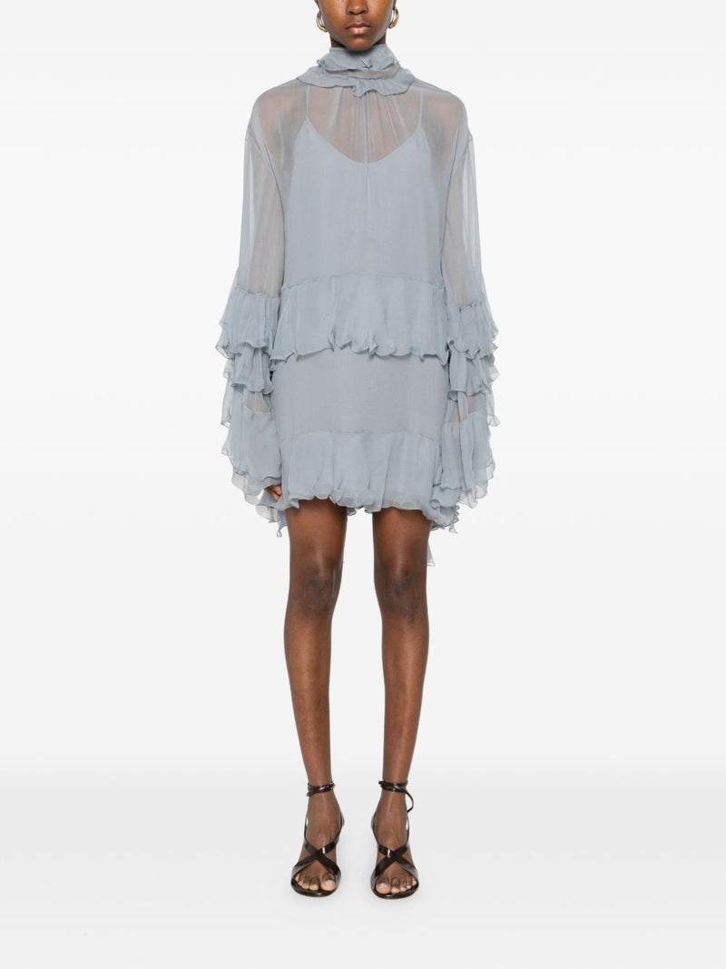 Chloé ChloÃ© Silk short dress | Urbalenti™ NYC
