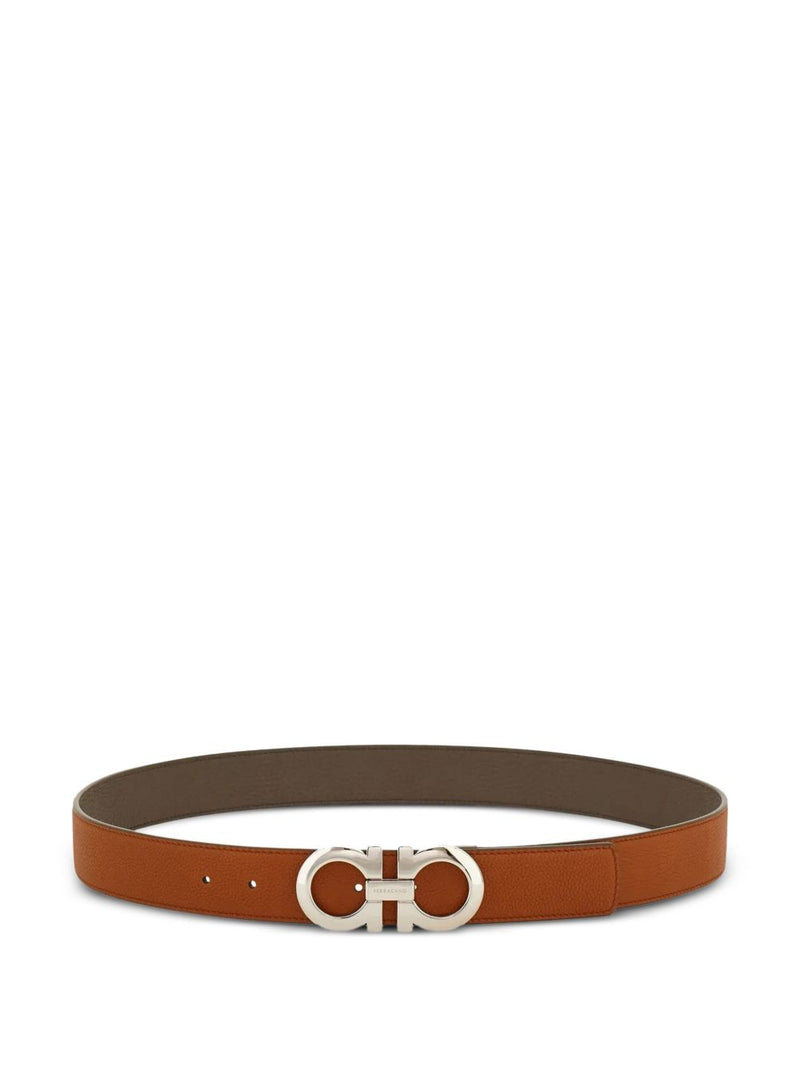Ferragamo Reversible And Adjustable Gancini Belt | Urbalenti™ NYC