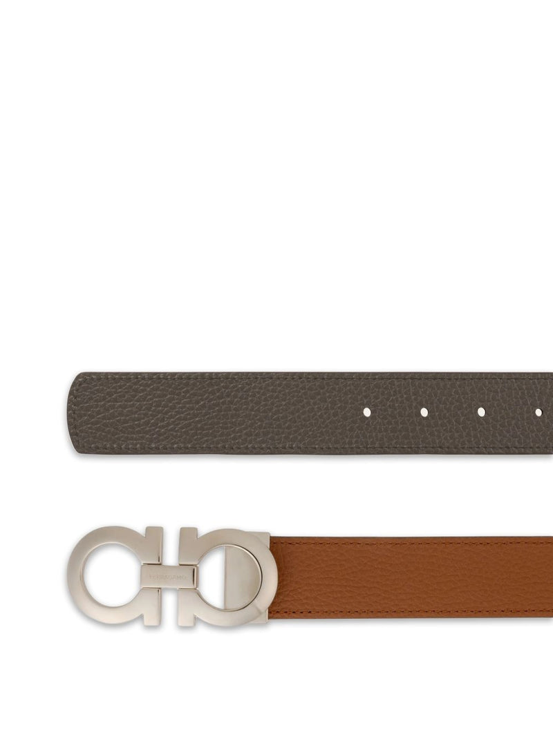 Ferragamo Reversible And Adjustable Gancini Belt | Urbalenti™ NYC