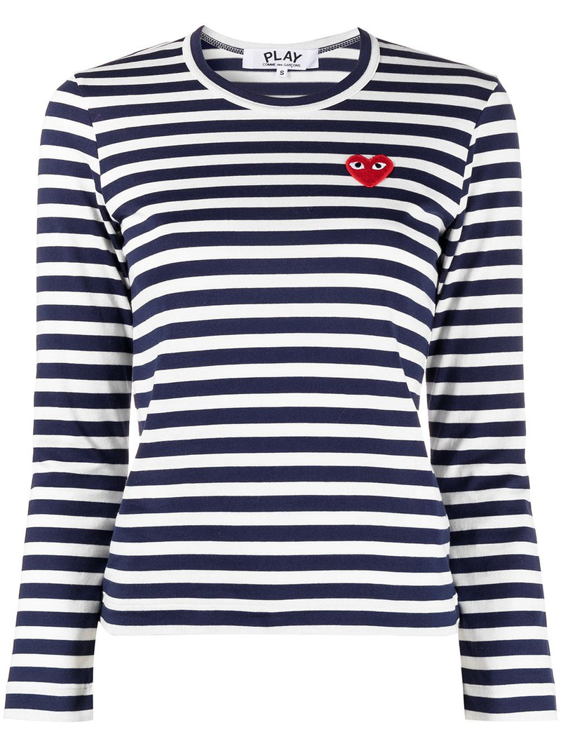 Comme Des Garcons Comme Des Garcons Comme Des GarÃ§ons Striped cotton t-shirt