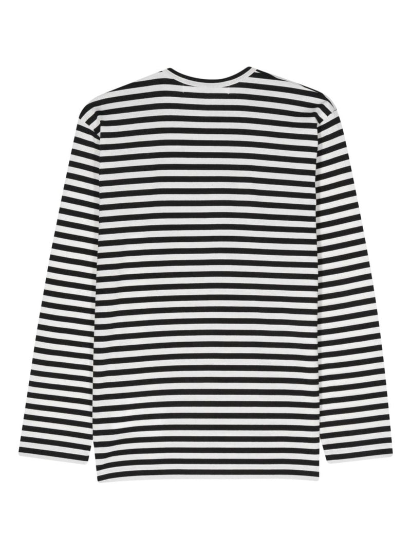 Comme Des Garcons Comme Des Garcons Comme Des GarÃ§ons Striped cotton t-shirt