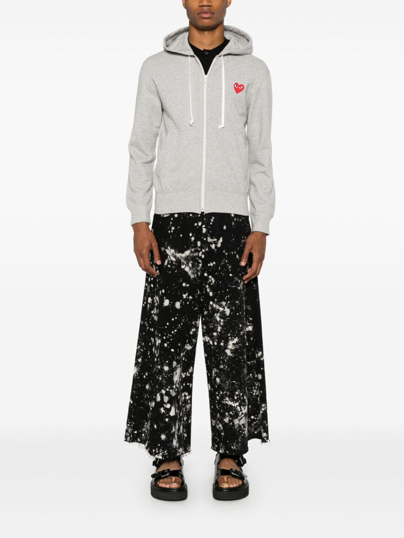 Comme Des Garcons Comme Des Garcons Comme Des GarÃ§ons Cotton zipped hoodie