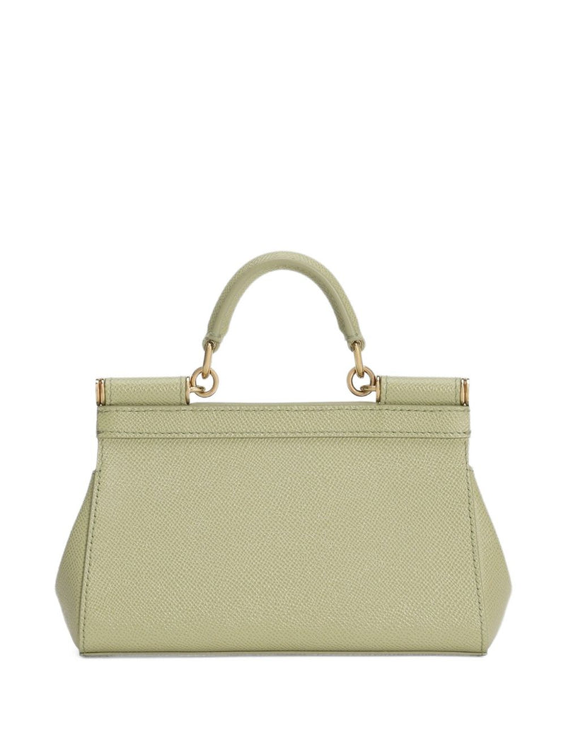Dolce & Gabbana Sicily Small Handbag In Dauphine Calfskin | Urbalenti™ NYC