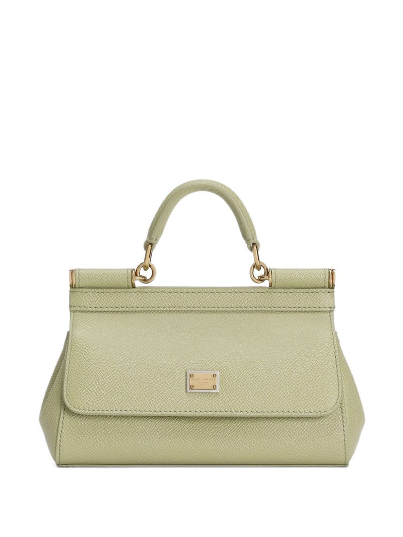 Dolce & Gabbana Sicily Small Handbag In Dauphine Calfskin | Urbalenti™ NYC